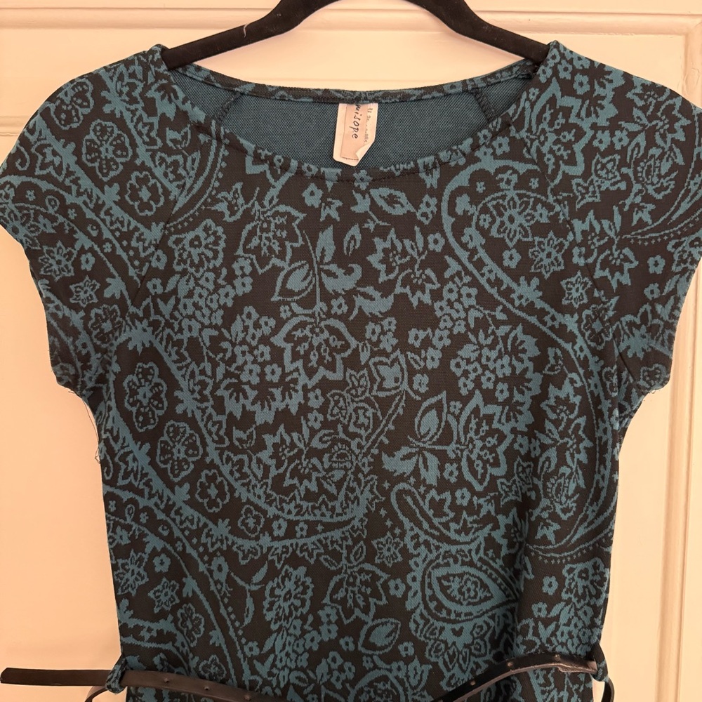 Y2K Patterned Mini Dress - Picture 3 of 14